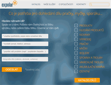 Tablet Screenshot of expolar.cz